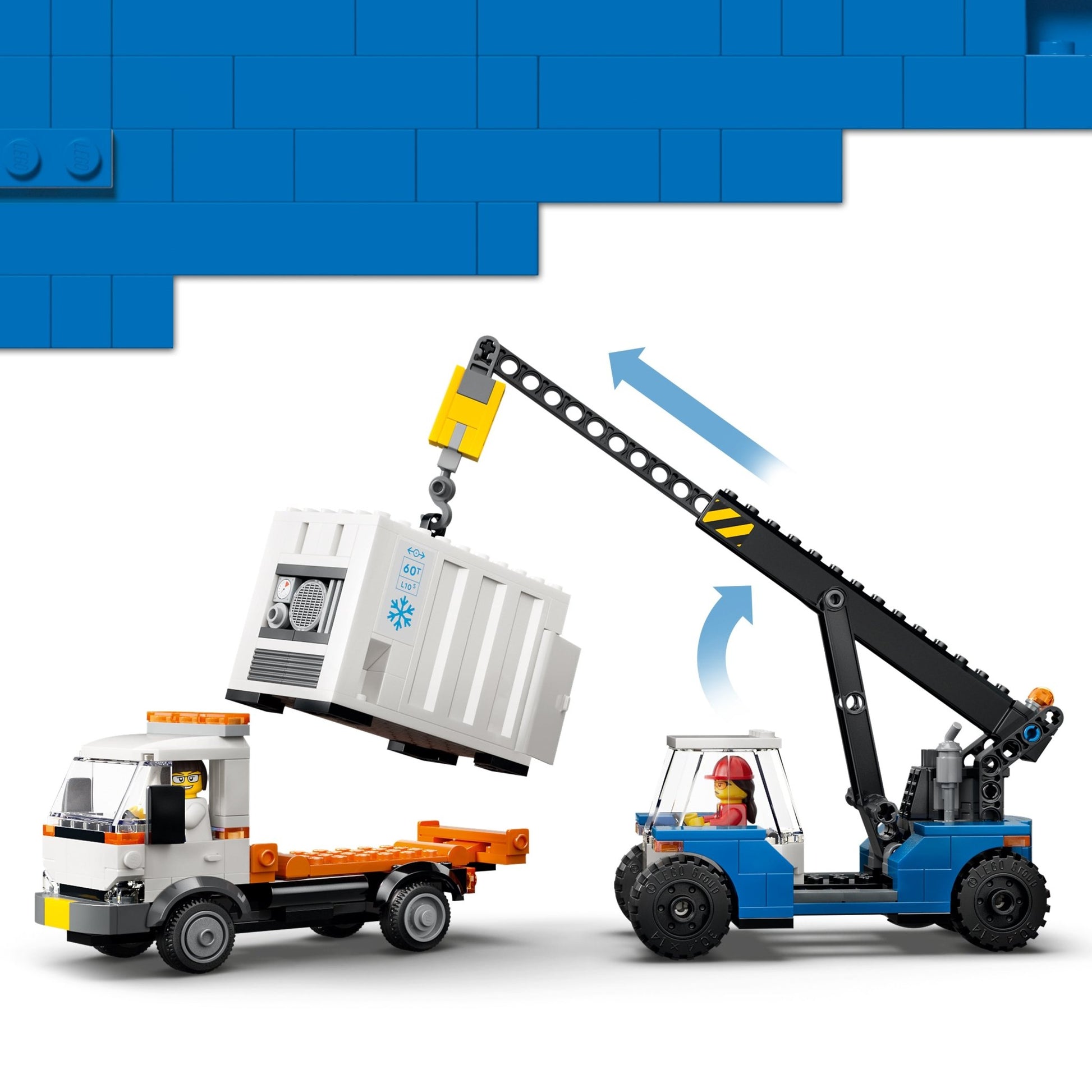 LEGO® City Harbor Freight Train with Crane & Truck 60509 - Mastermind Toys___253857