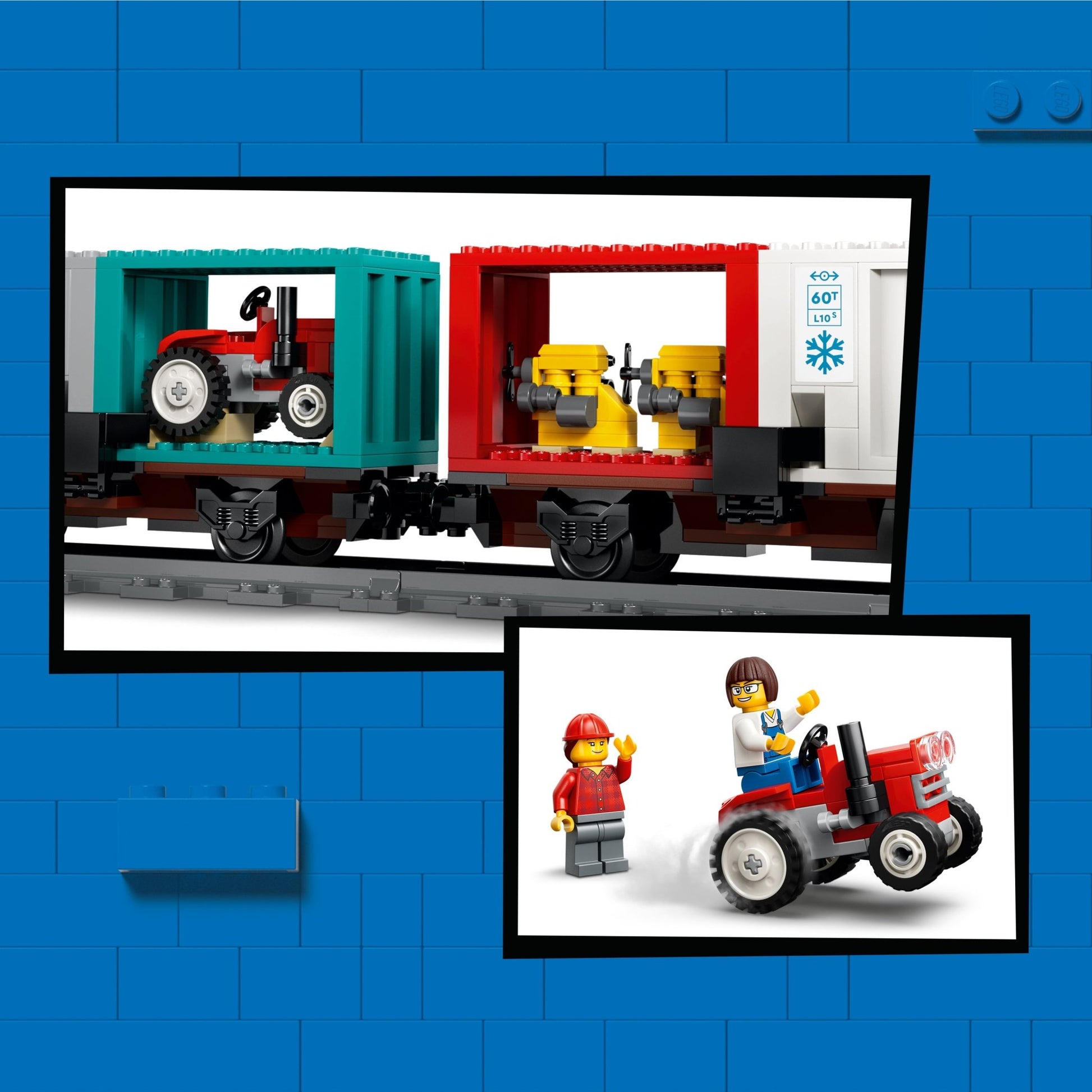 LEGO® City Harbor Freight Train with Crane & Truck 60509 - Mastermind Toys___253857