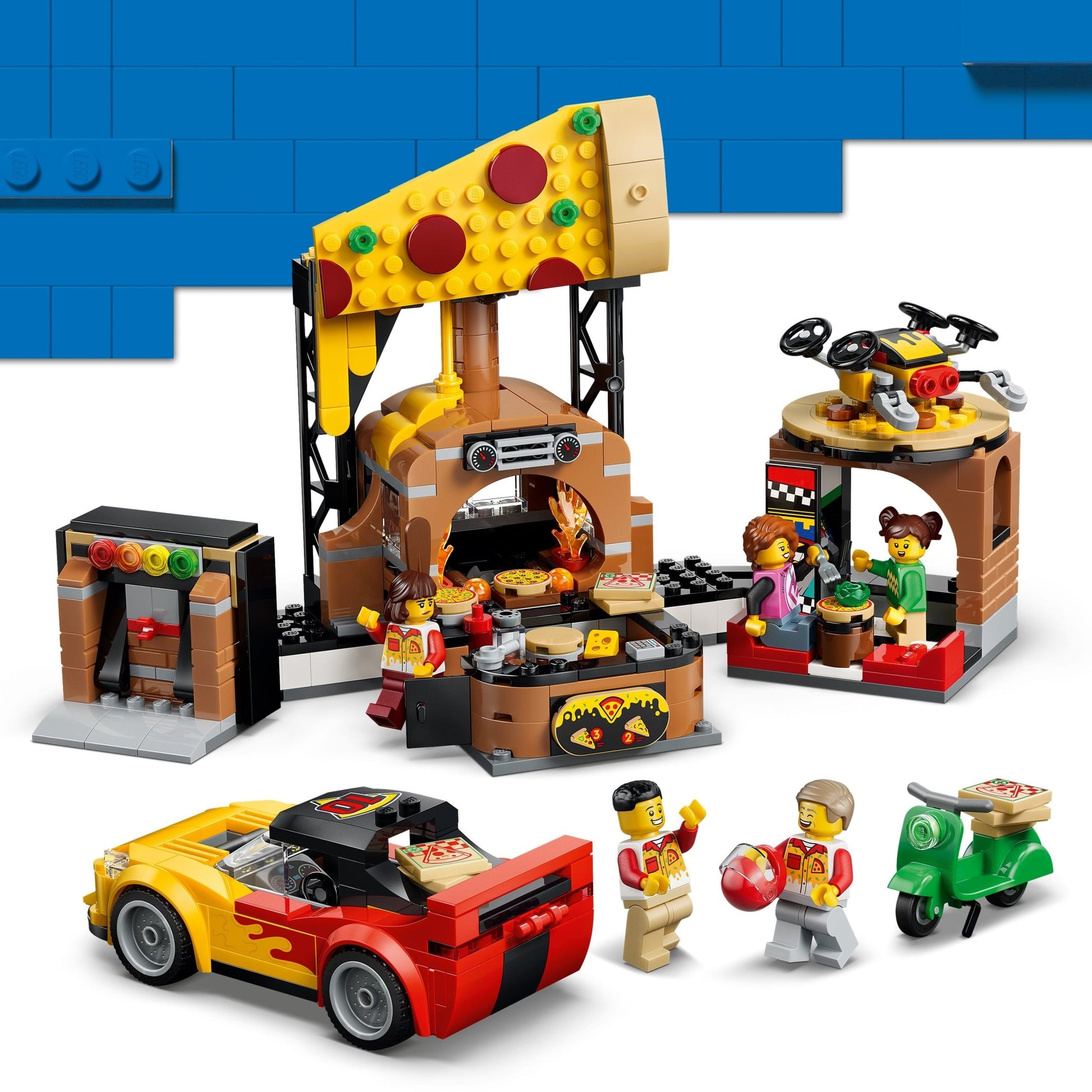 LEGO® City Pizza Delivery Experience with Vehicles 60496 - Mastermind Toys___253854