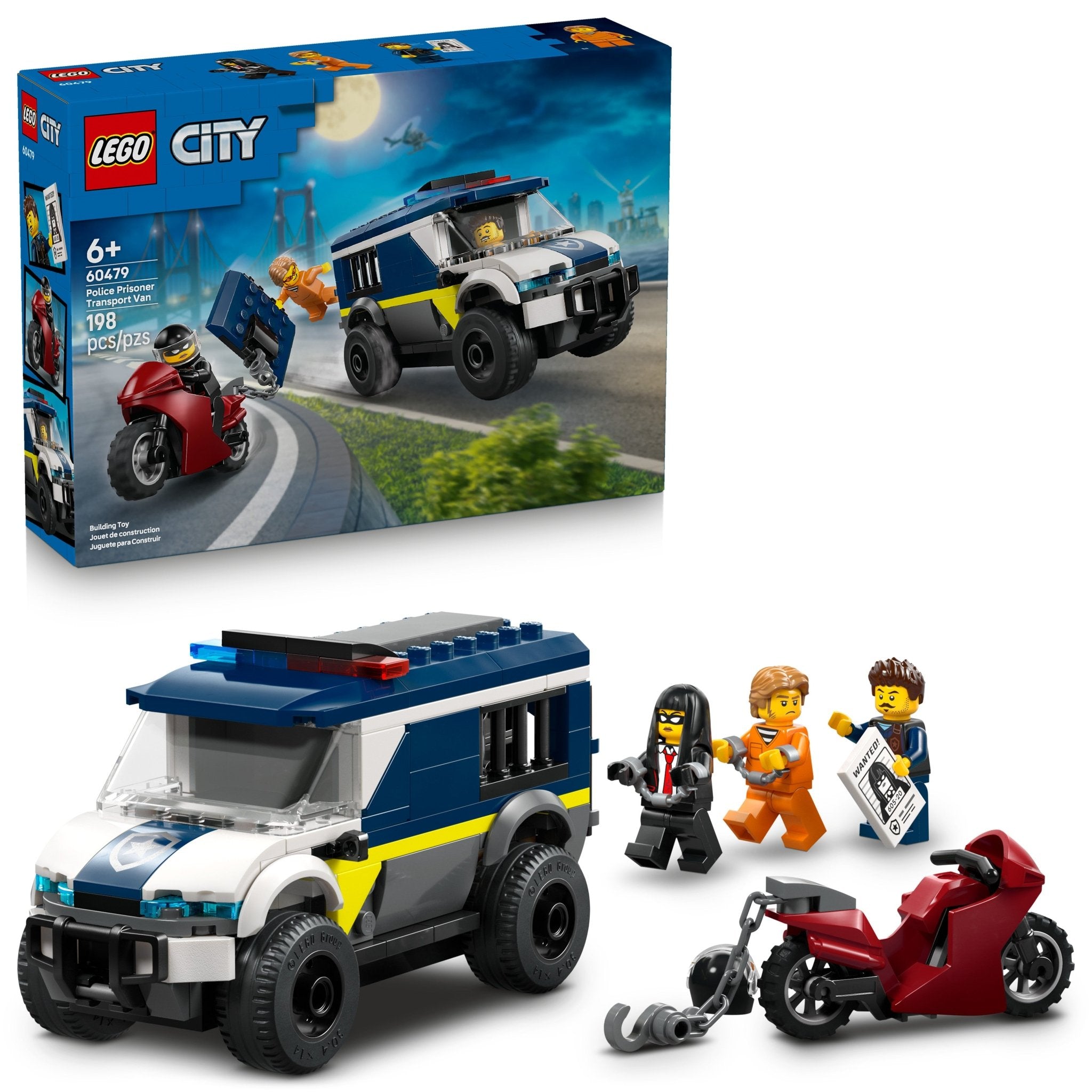 LEGO® City Police Prisoner Transport Van 60479 - Mastermind Toys___249531