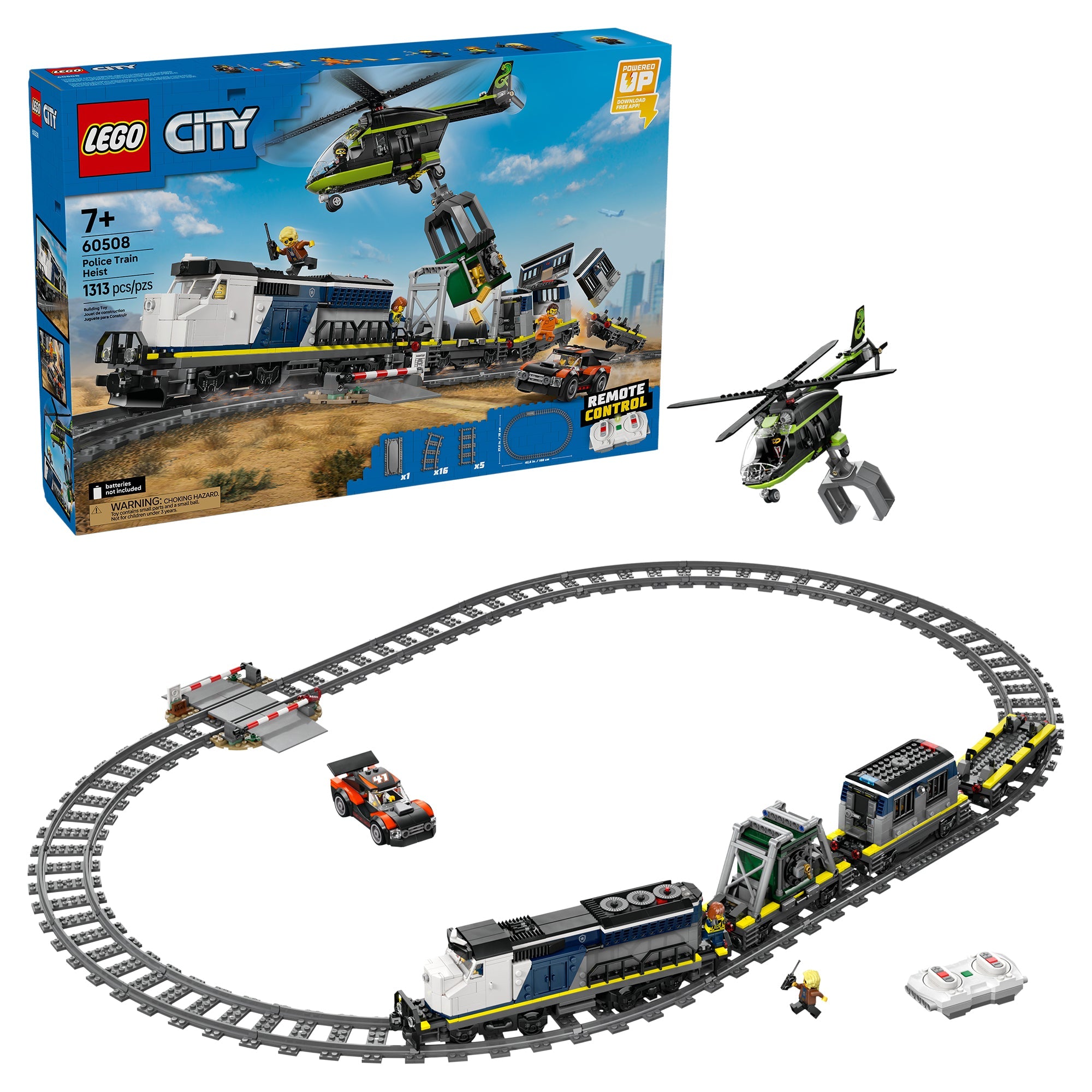 LEGO City Police Train Heist Building Toy 60508 - Mastermind Toys___249624