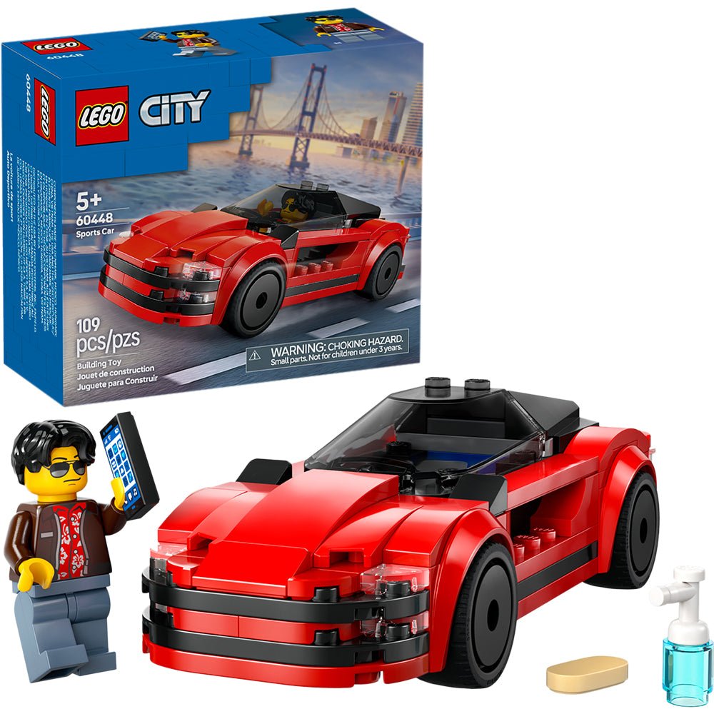 LEGO® City Red Sports Car 60448 - Mastermind Toys___244169