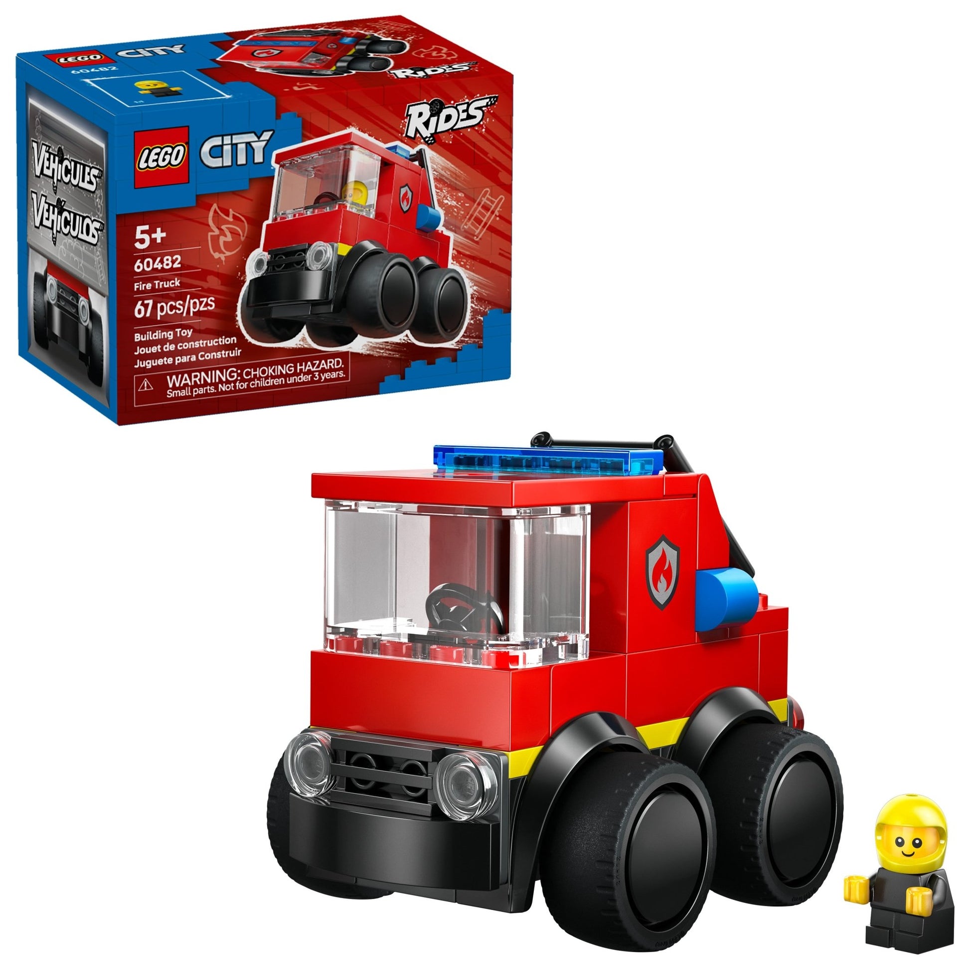 LEGO® City Rides – Fire Truck 60482 - Mastermind Toys___249533