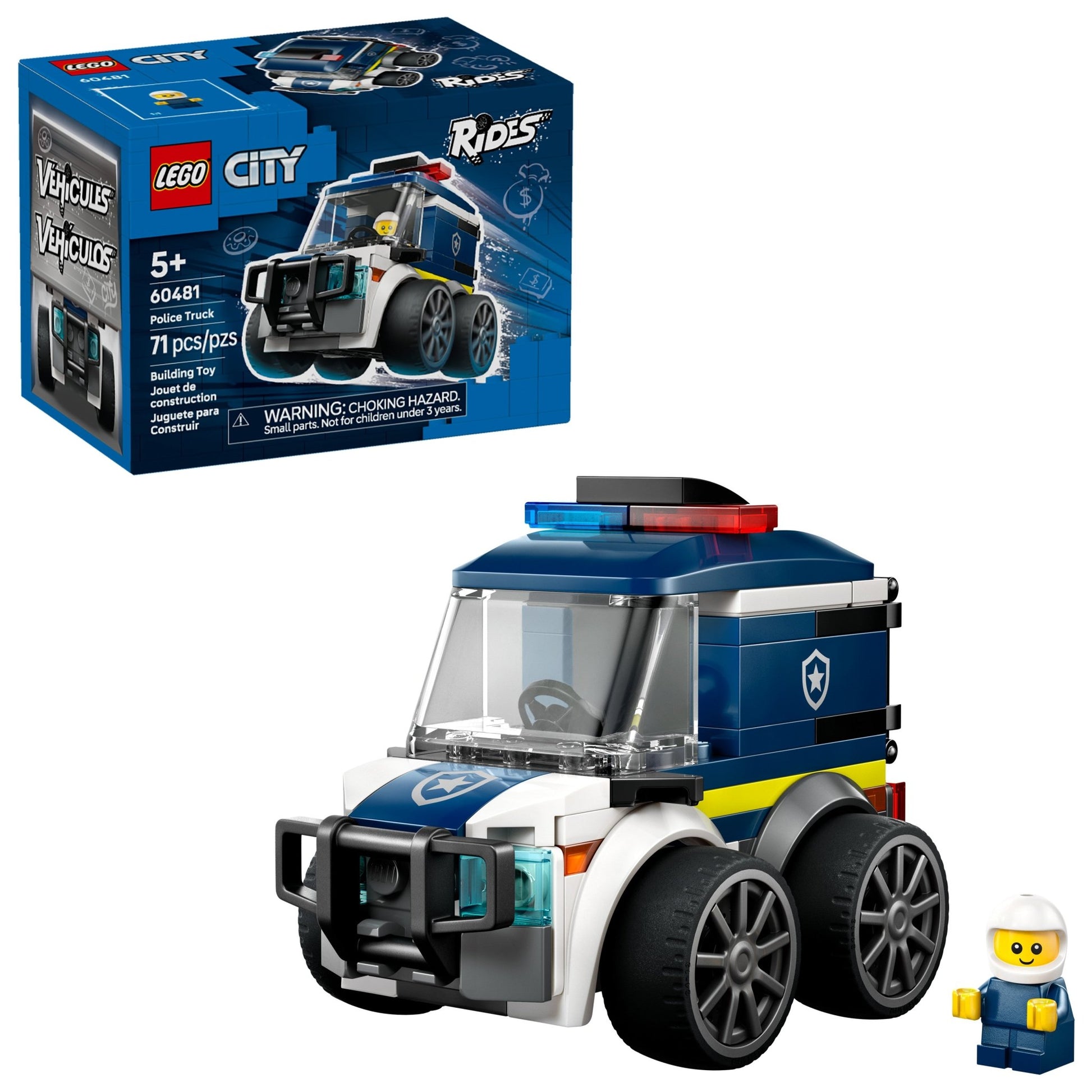 LEGO® City Rides – Police Truck 60481 - Mastermind Toys___249532