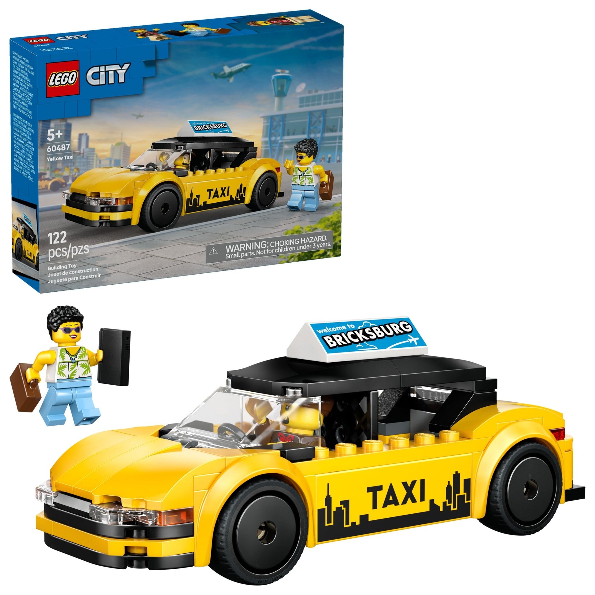 LEGO® City Yellow Taxi 60487 - Mastermind Toys___249538