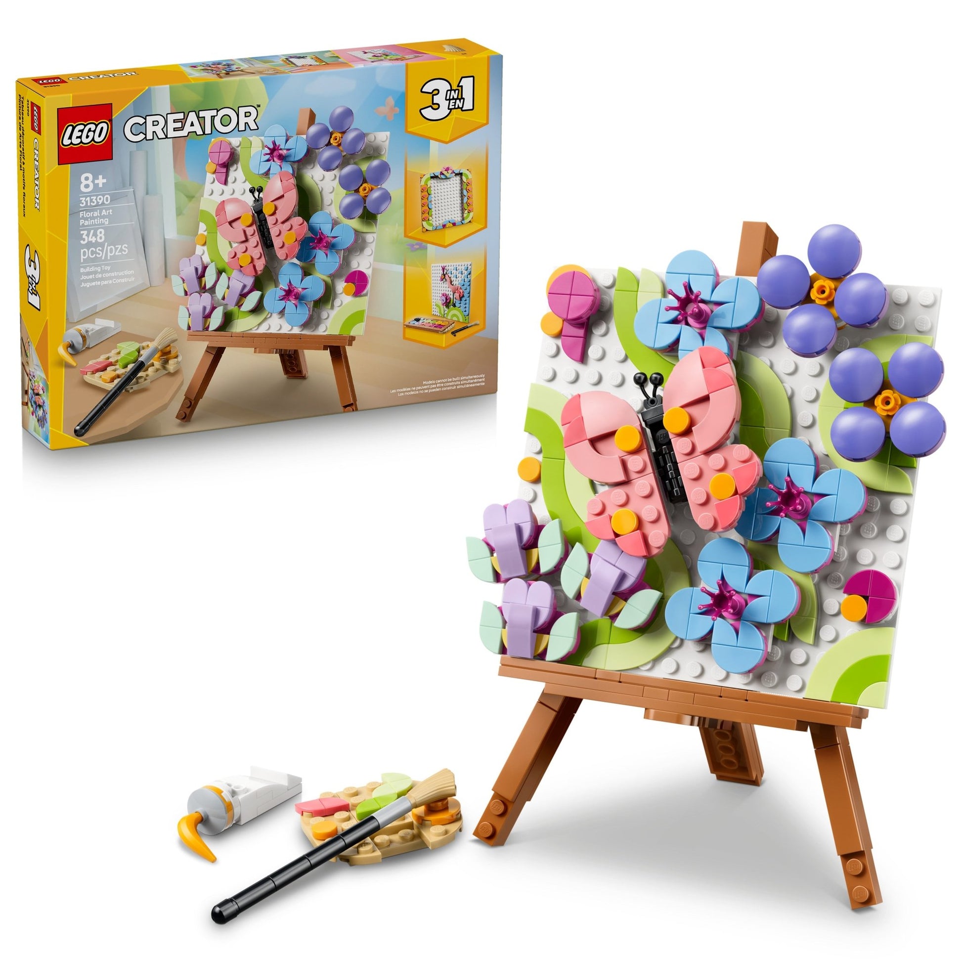LEGO® Creator 3 in 1 Floral Art Decor Painting 31390 - Mastermind Toys___253794