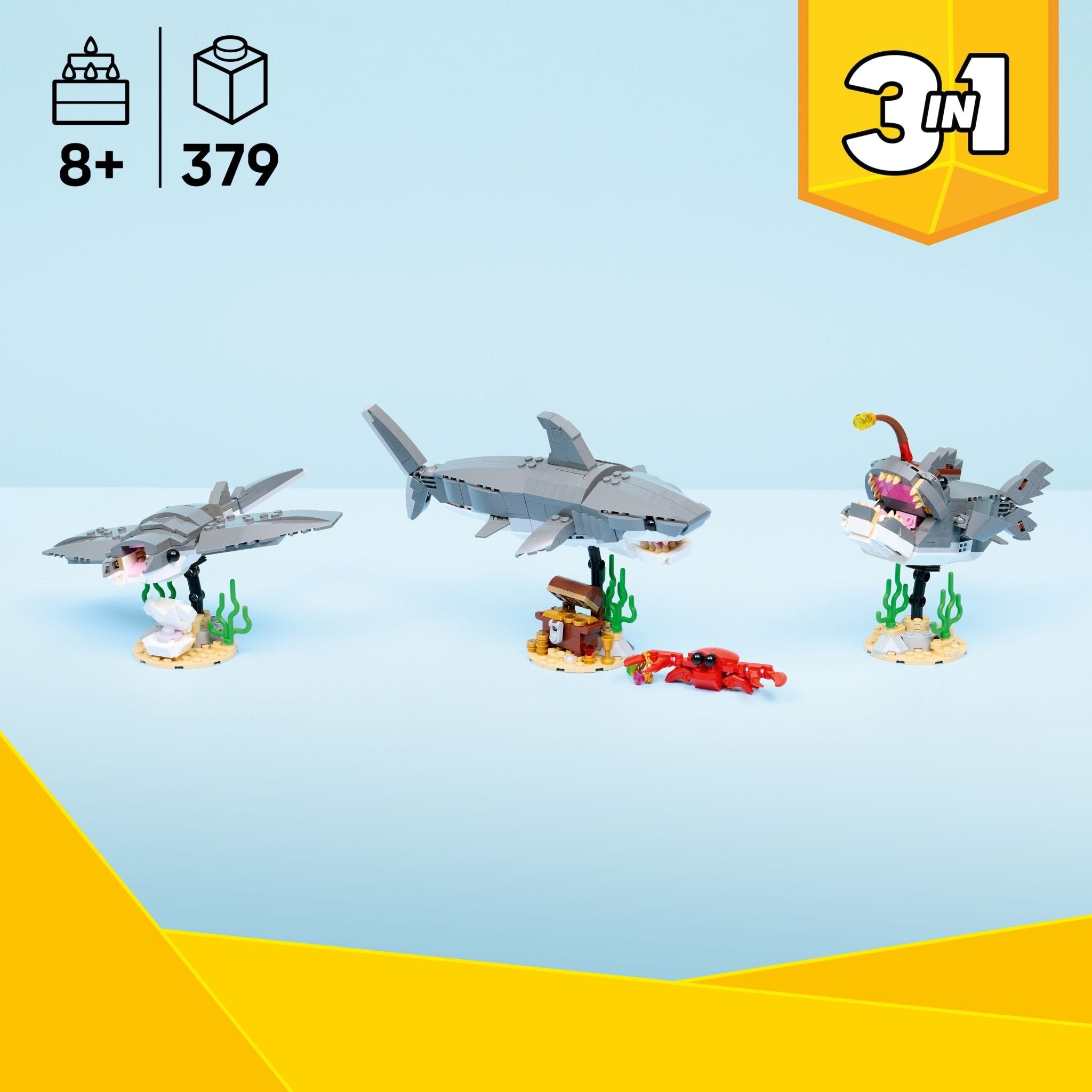 LEGO® Creator Fierce Shark with a Treasure Chest 31381 - Mastermind Toys___249493