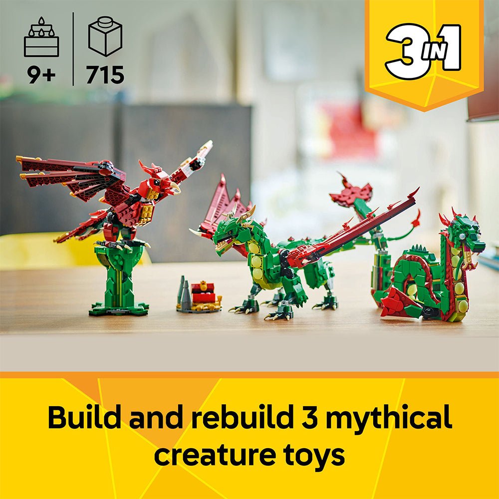 LEGO® Creator Medieval Dragon 31161 - Mastermind Toys___244237
