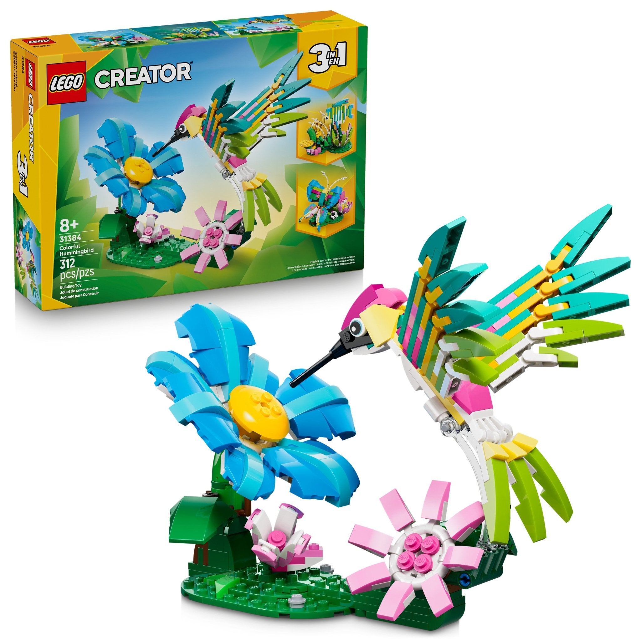 LEGO® Creator Wild Animals: Colorful Hummingbird 31384 - Mastermind Toys___249495