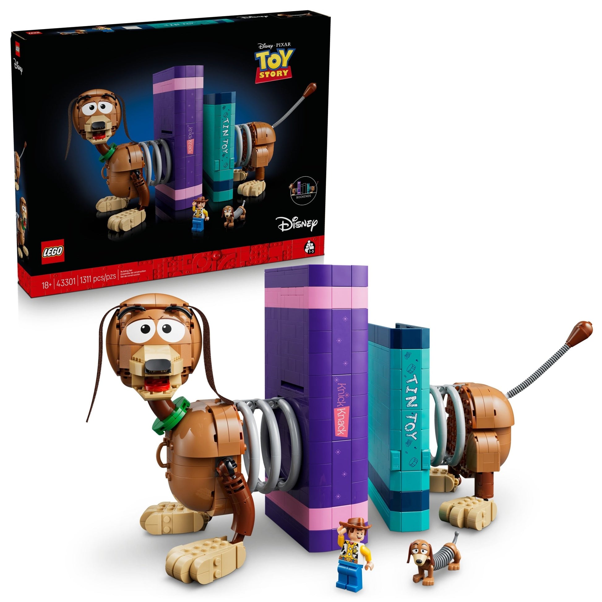 LEGO Disney and Pixar Toy Story Slinky Dog Bookends 43301 - Mastermind Toys___253740