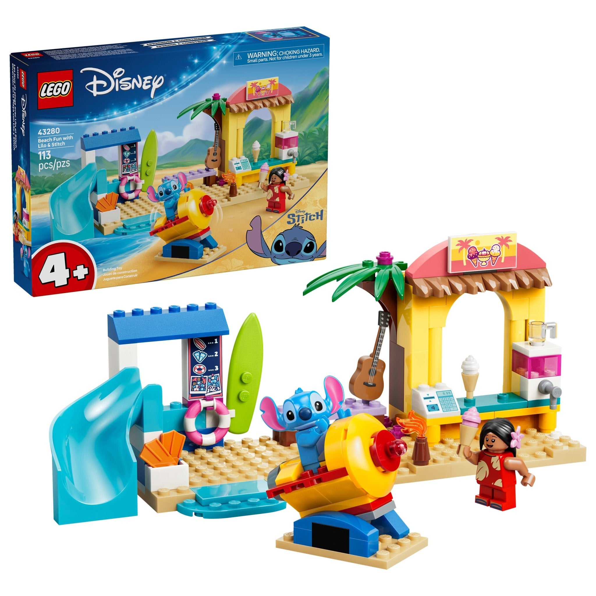 LEGO Disney Beach Fun with Lilo & Stitch 43280 - Mastermind Toys___253838