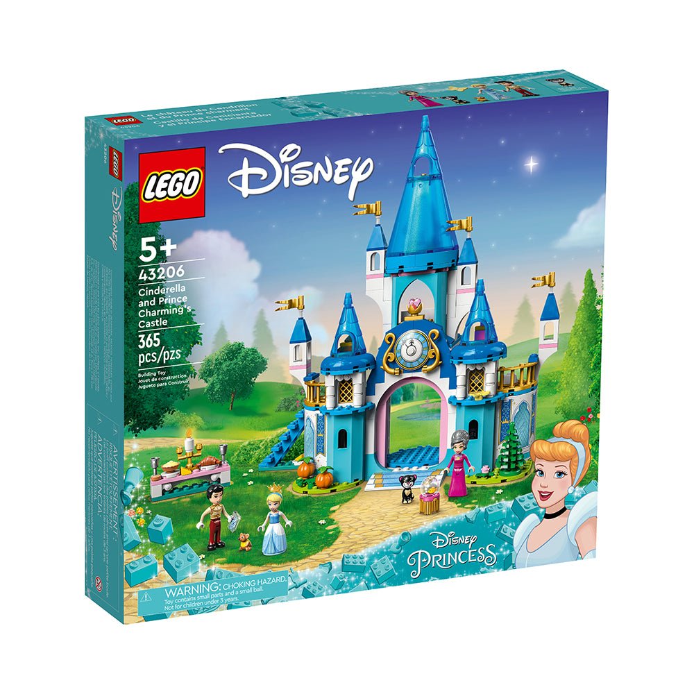 LEGO® Disney™ Cinderella and Prince Charming’s Castle 43206 Building Kit (365 Pcs) - Mastermind Toys___226828