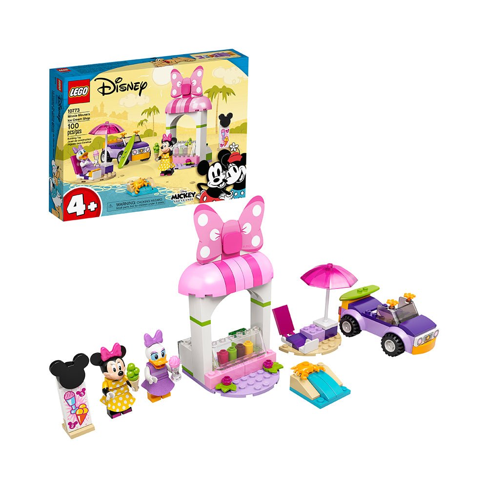 LEGO Disney Mickey and Friends Minnie Mouse’s Ice Cream Shop 10773 Building Kit - Mastermind Toys___220487