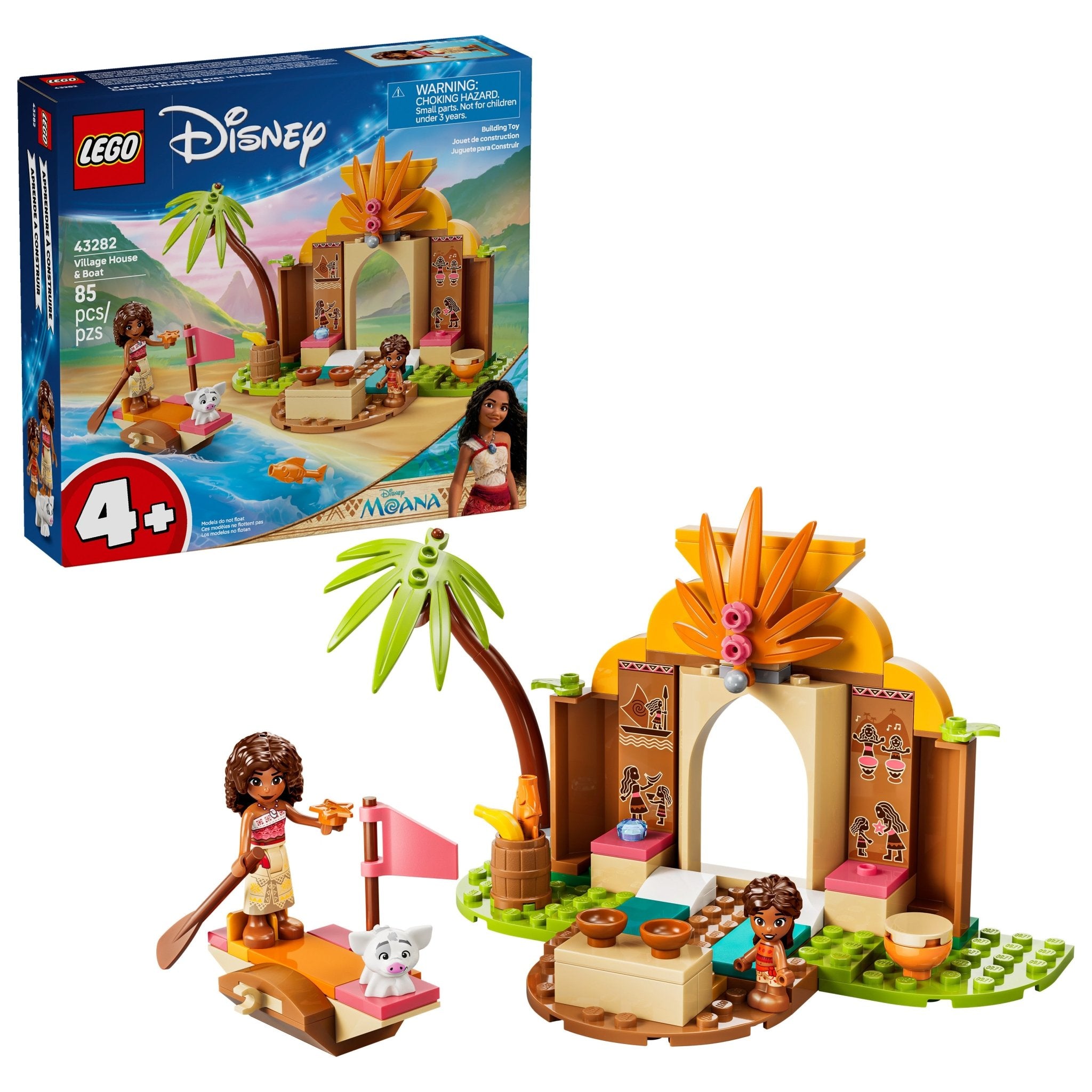 LEGO Disney Moana Village House & Boat 43282 - Mastermind Toys___253839