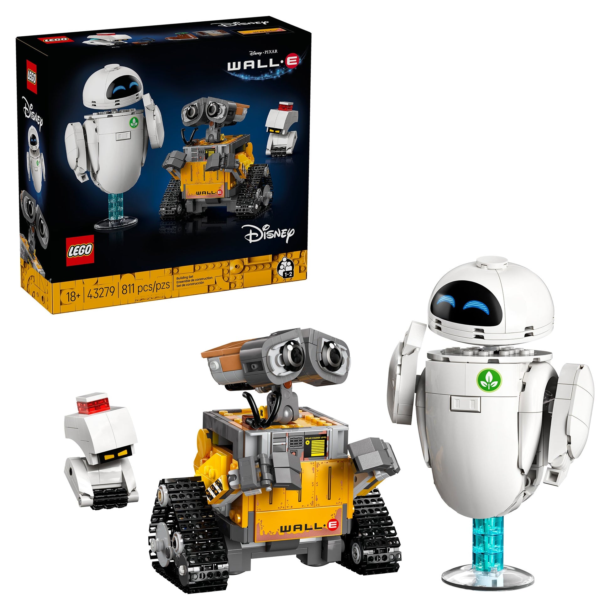 LEGO Disney Pixar WALL - E & EVE Building Set 43279 - Mastermind Toys___248436