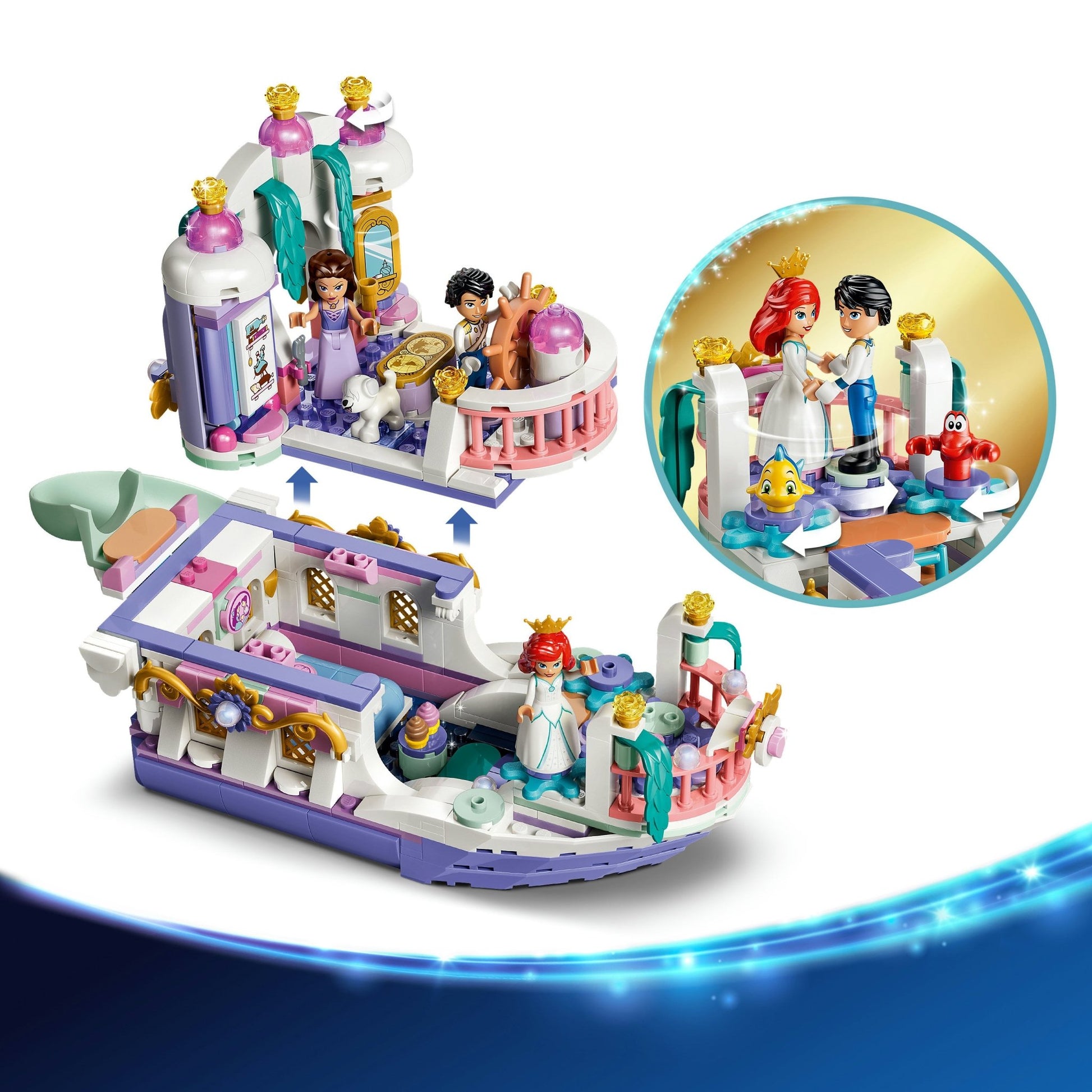 LEGO Disney Princess Ariel’s Royal Wedding Boat 43299 - Mastermind Toys___253849