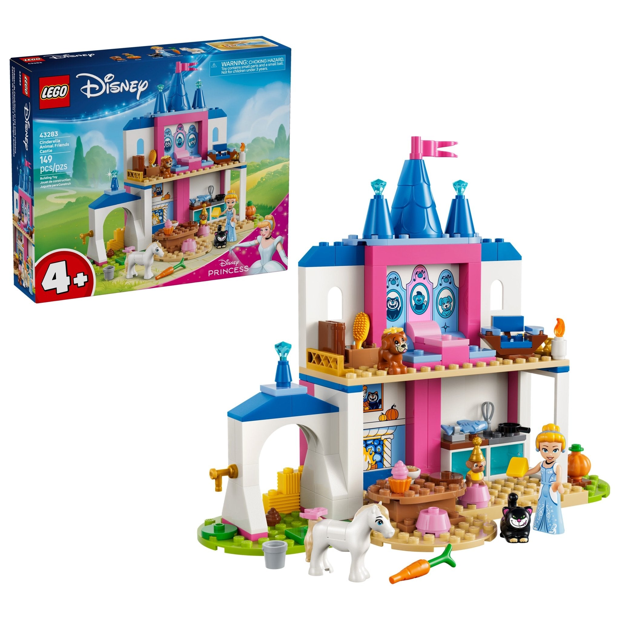 LEGO Disney Princess Cinderella Animal Friends Castle 43283 - Mastermind Toys___253840