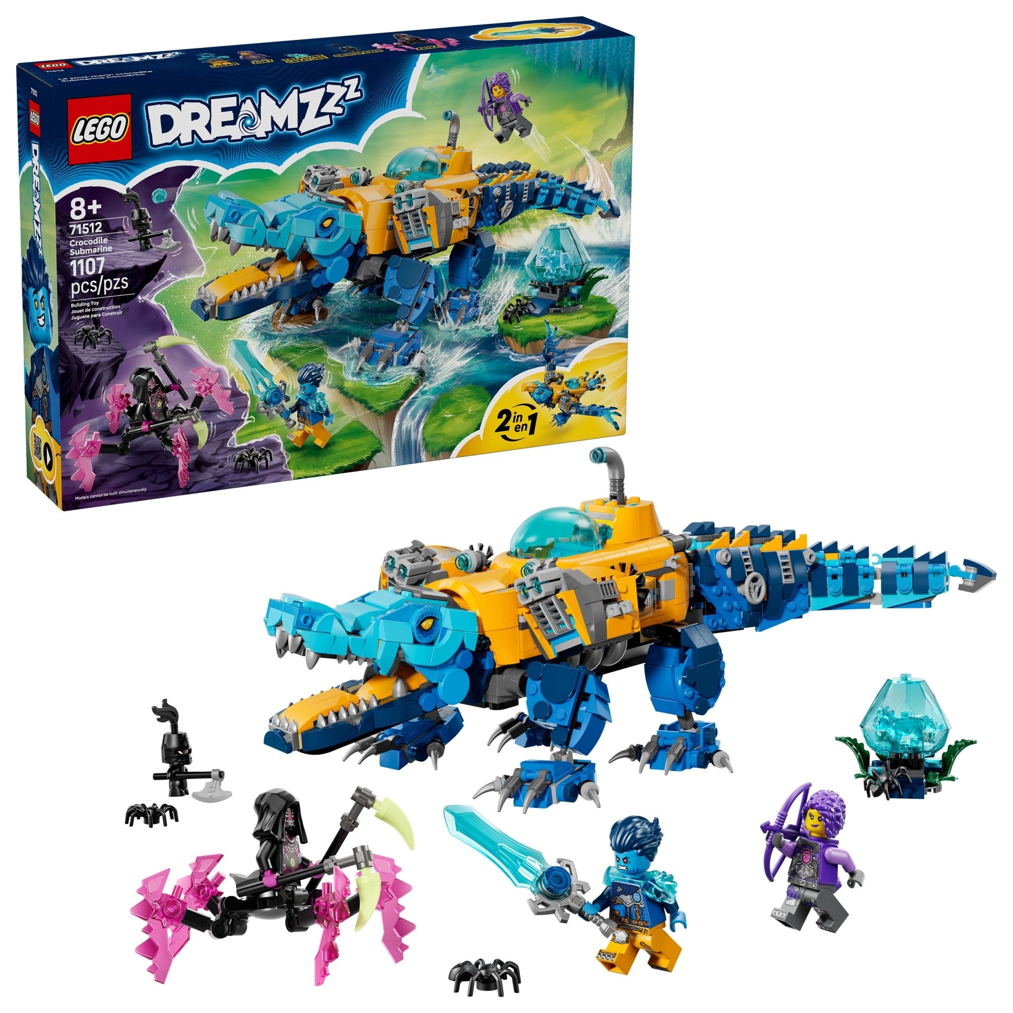 LEGO® DREAMZzz™ Crocodile Submarine 71512 - Mastermind Toys___249552