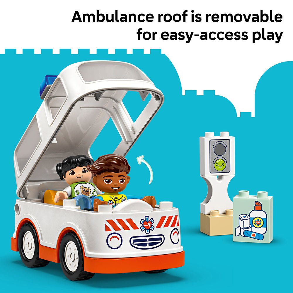 LEGO® DUPLO® Ambulance & Driver 10447 - Mastermind Toys___244203