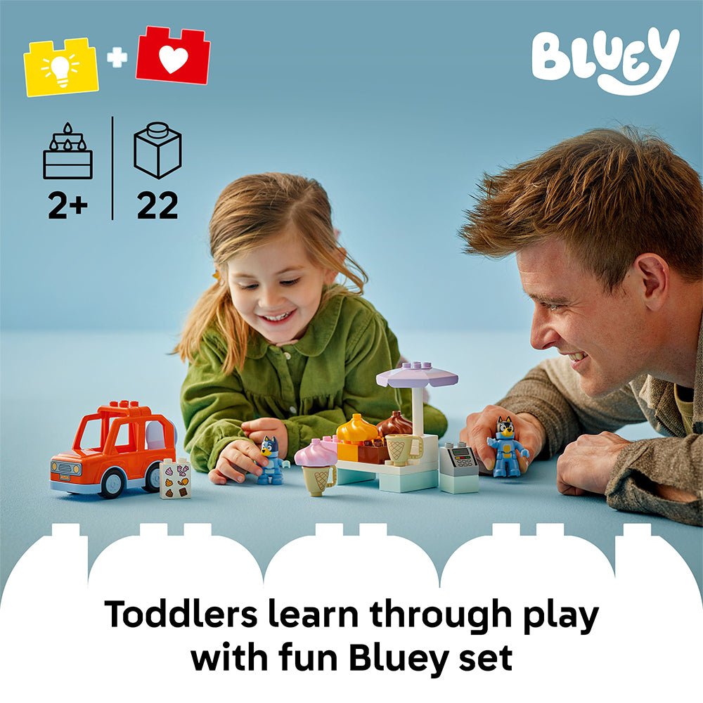 LEGO® DUPLO® Bluey Ice Cream Trip with Bluey 10458 - Mastermind Toys___246729