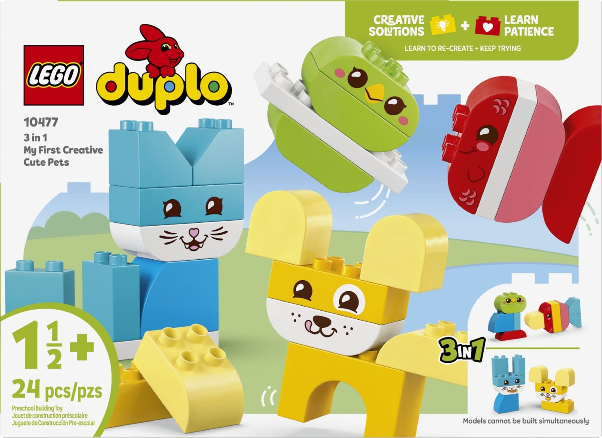 LEGO® DUPLO® My First 3 in 1 Creative Cute Pets 10477 - Mastermind Toys___249467