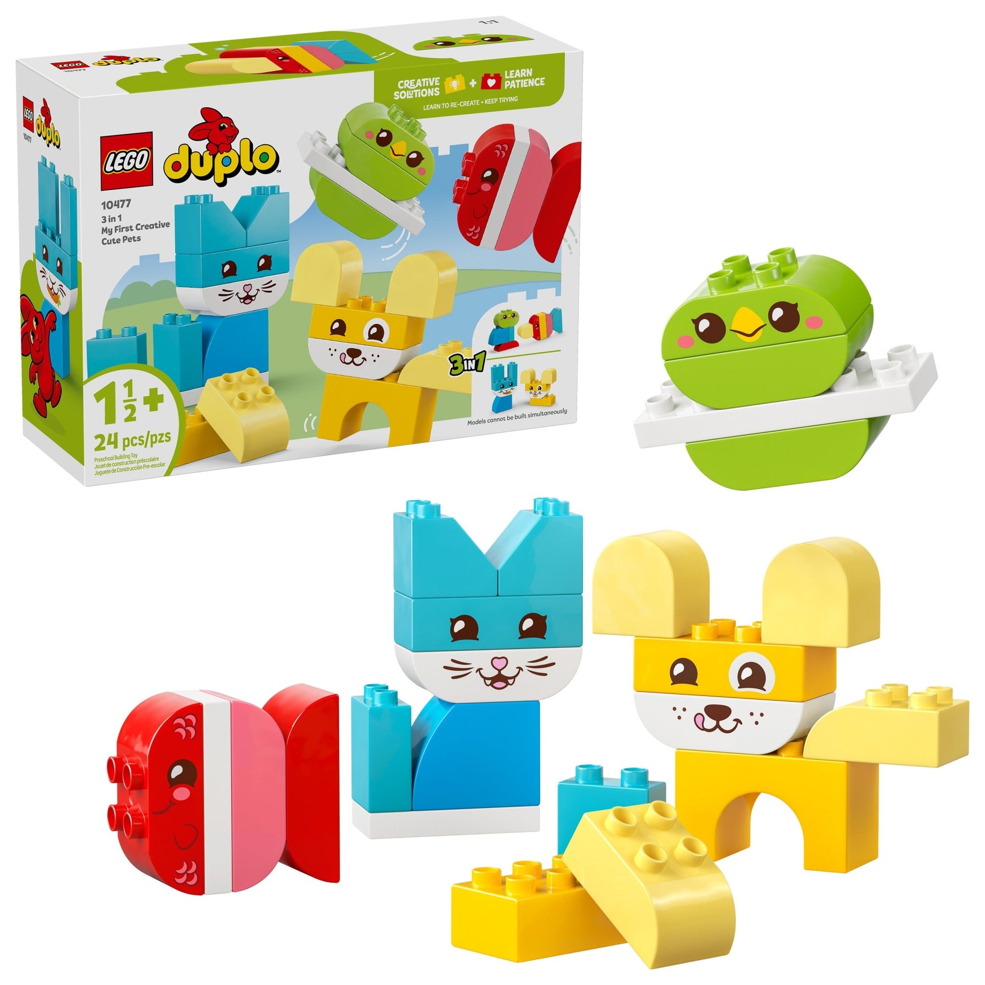 LEGO® DUPLO® My First 3 in 1 Creative Cute Pets 10477 - Mastermind Toys___249467