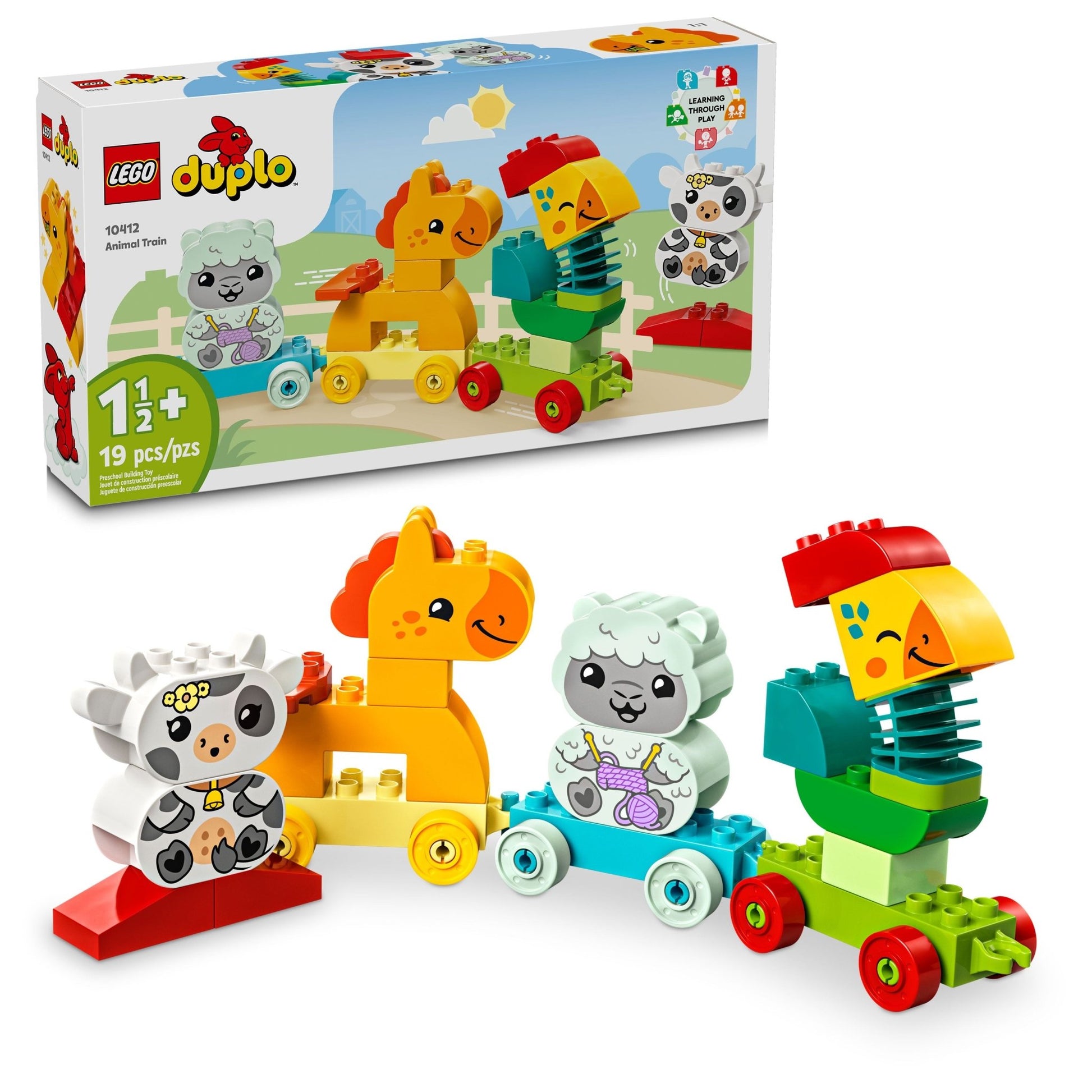 LEGO DUPLO My First Animal Train and Horse Toy 10412 - Mastermind Toys___232595