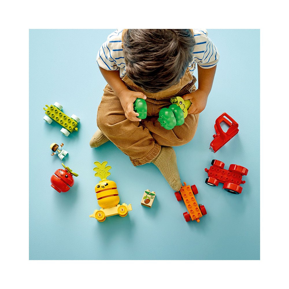 LEGO DUPLO My First Fruit and Vegetable Tractor 10982 Building Set (19 Pieces) - Mastermind Toys___228755