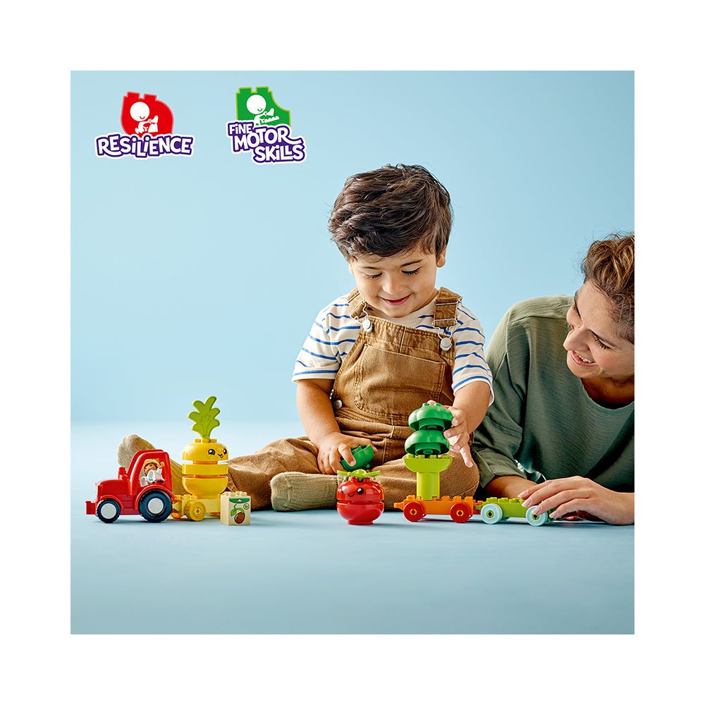 LEGO DUPLO My First Fruit and Vegetable Tractor 10982 Building Set (19 Pieces) - Mastermind Toys___228755