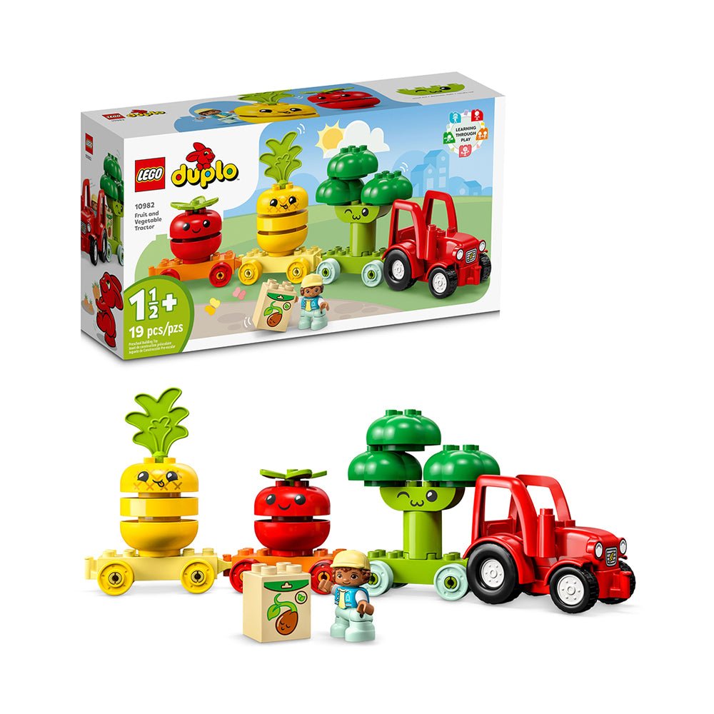 LEGO DUPLO My First Fruit and Vegetable Tractor 10982 Building Set (19 Pieces) - Mastermind Toys___228755