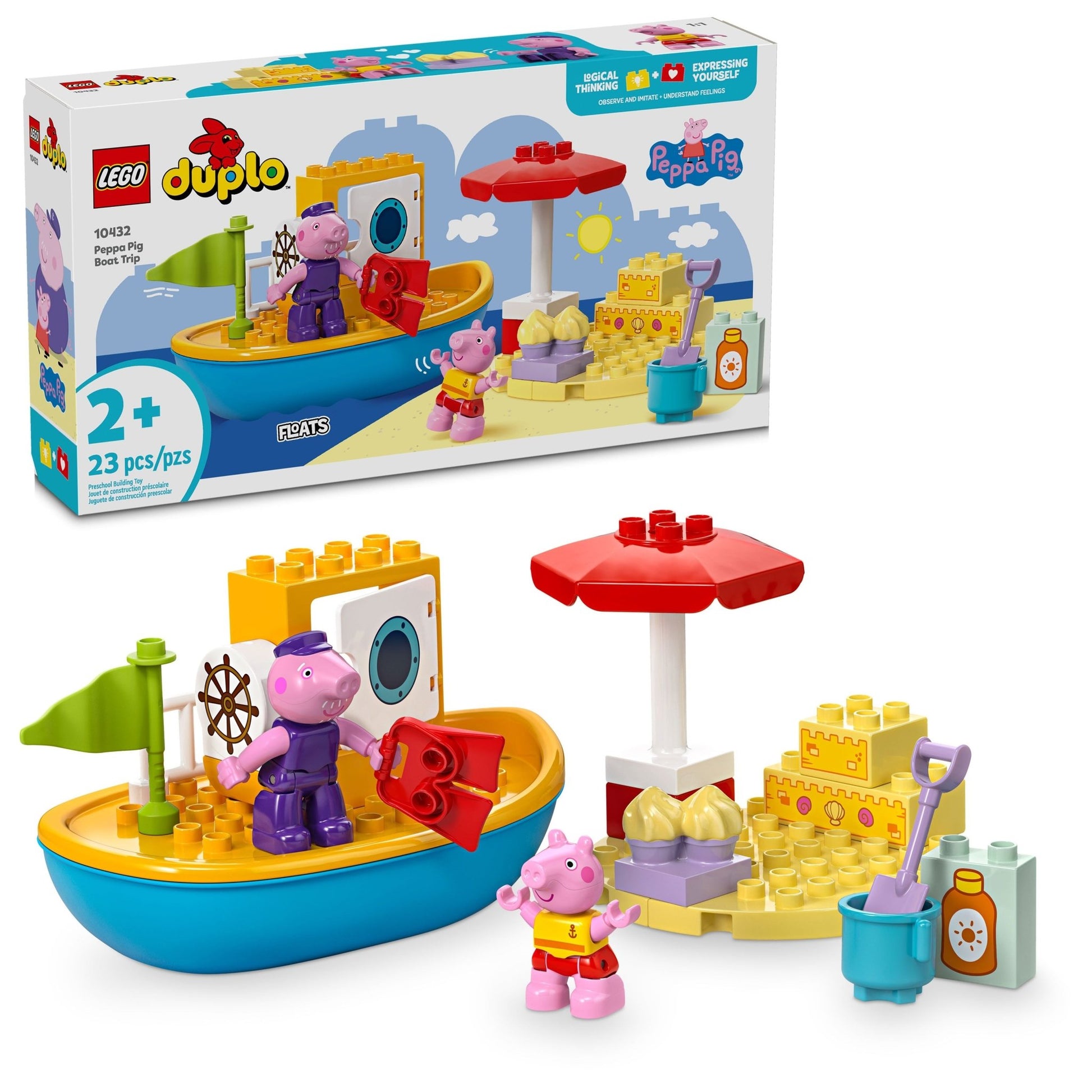 LEGO?? DUPLO?? Peppa Pig Boat Trip 10432 - Mastermind Toys___236039