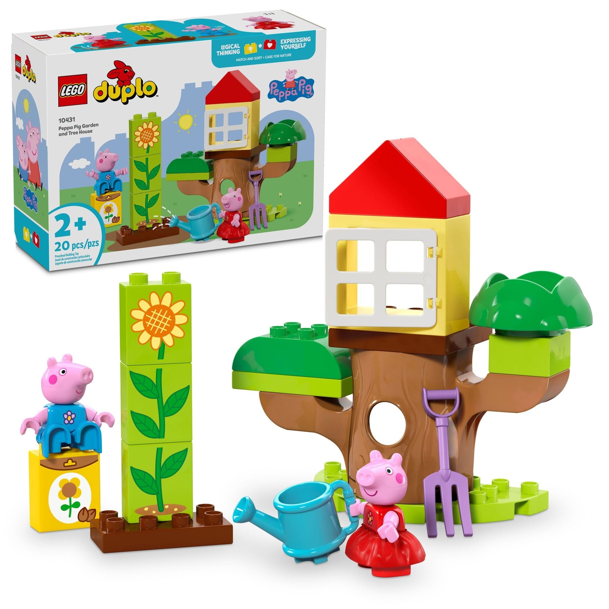 LEGO?? DUPLO?? Peppa Pig Garden and Tree House 10431 - Mastermind Toys___233164