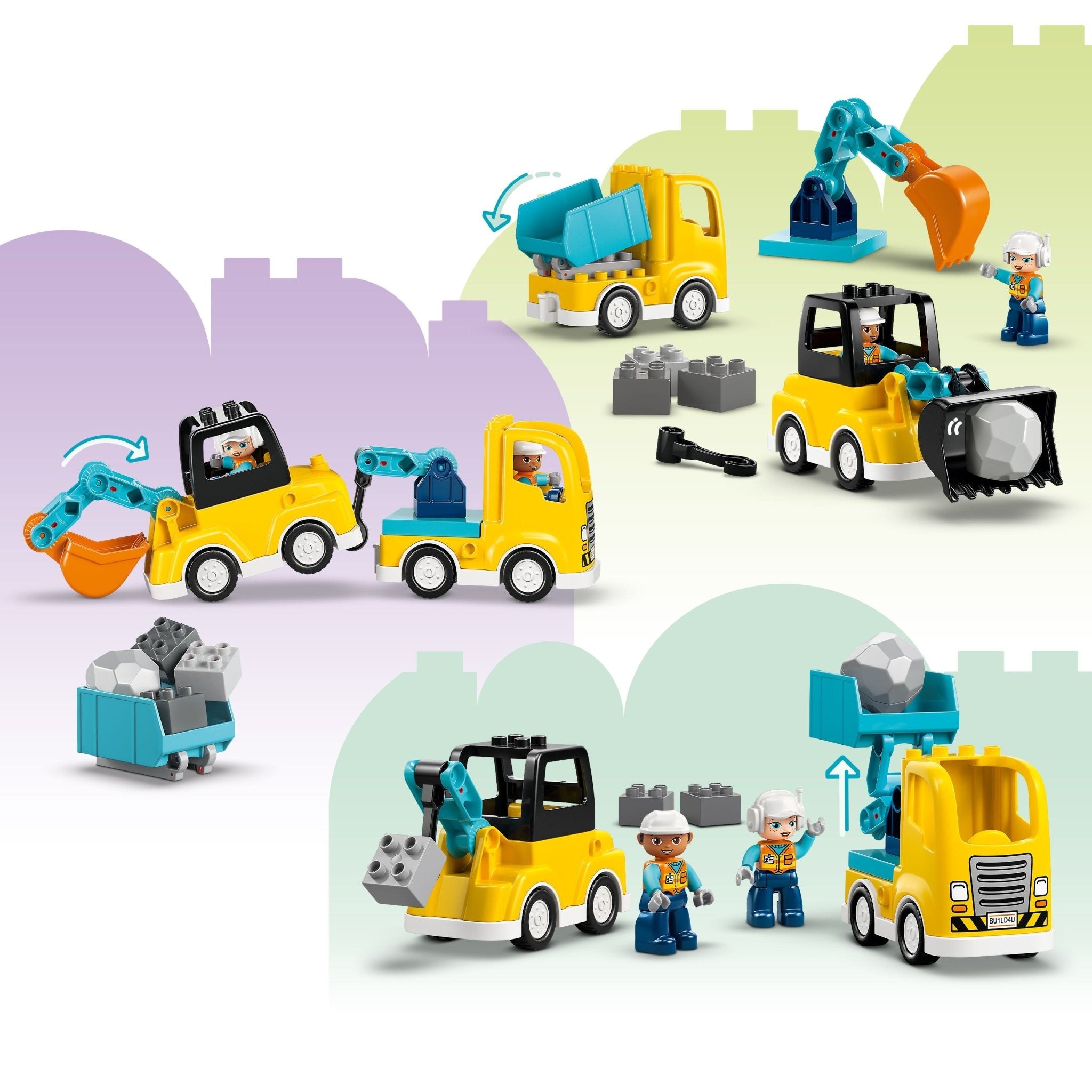 LEGO® DUPLO® Town 3 in 1 Construction Vehicles 10475 - Mastermind Toys___249465