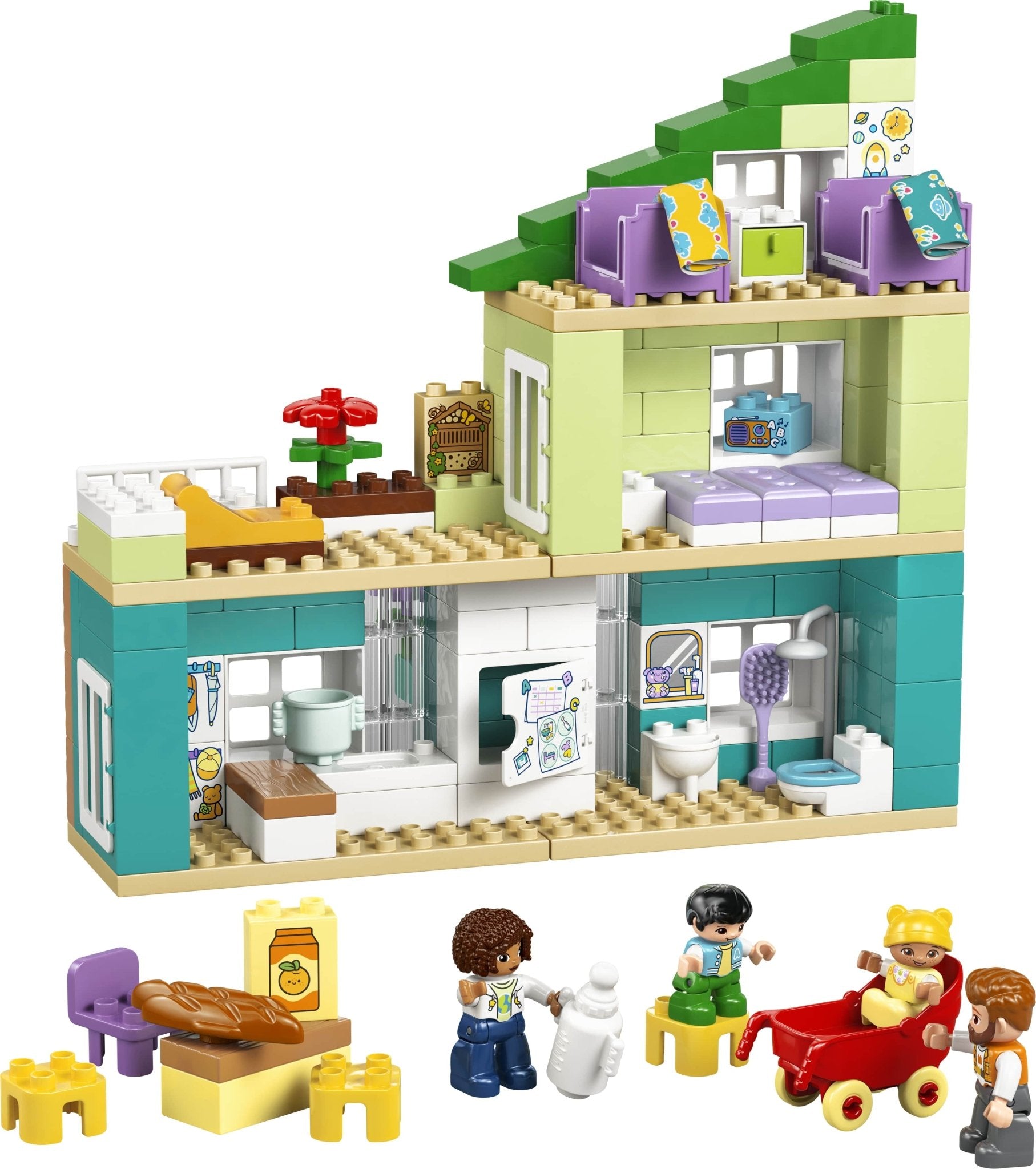 LEGO® DUPLO® Town 3 in 1 Modern Family House with Figures 10470 - Mastermind Toys___249461