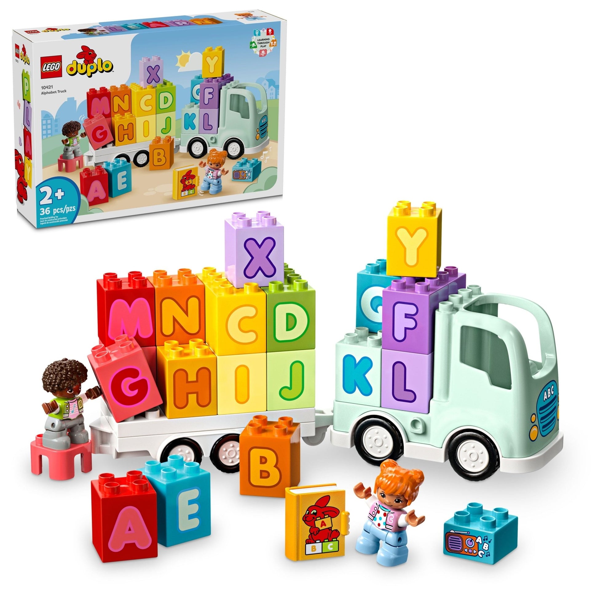LEGO DUPLO Town Alphabet Truck Toy, Toddler Education Toy 10421 - Mastermind Toys___232552
