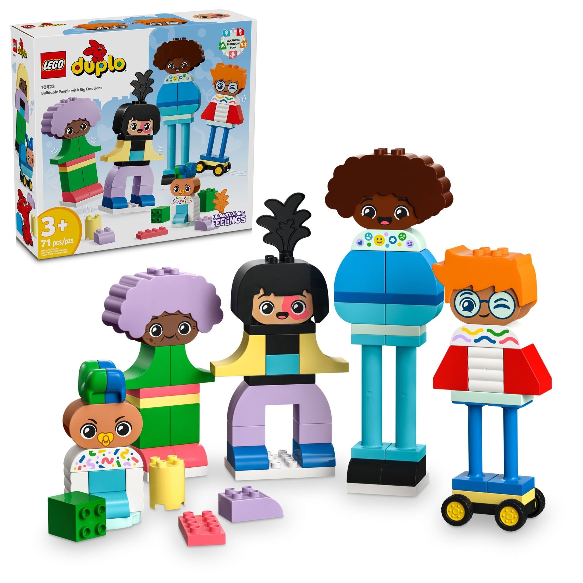LEGO DUPLO Town Buildable People with Big Emotions Interactive Toy 10423 - Mastermind Toys___232469