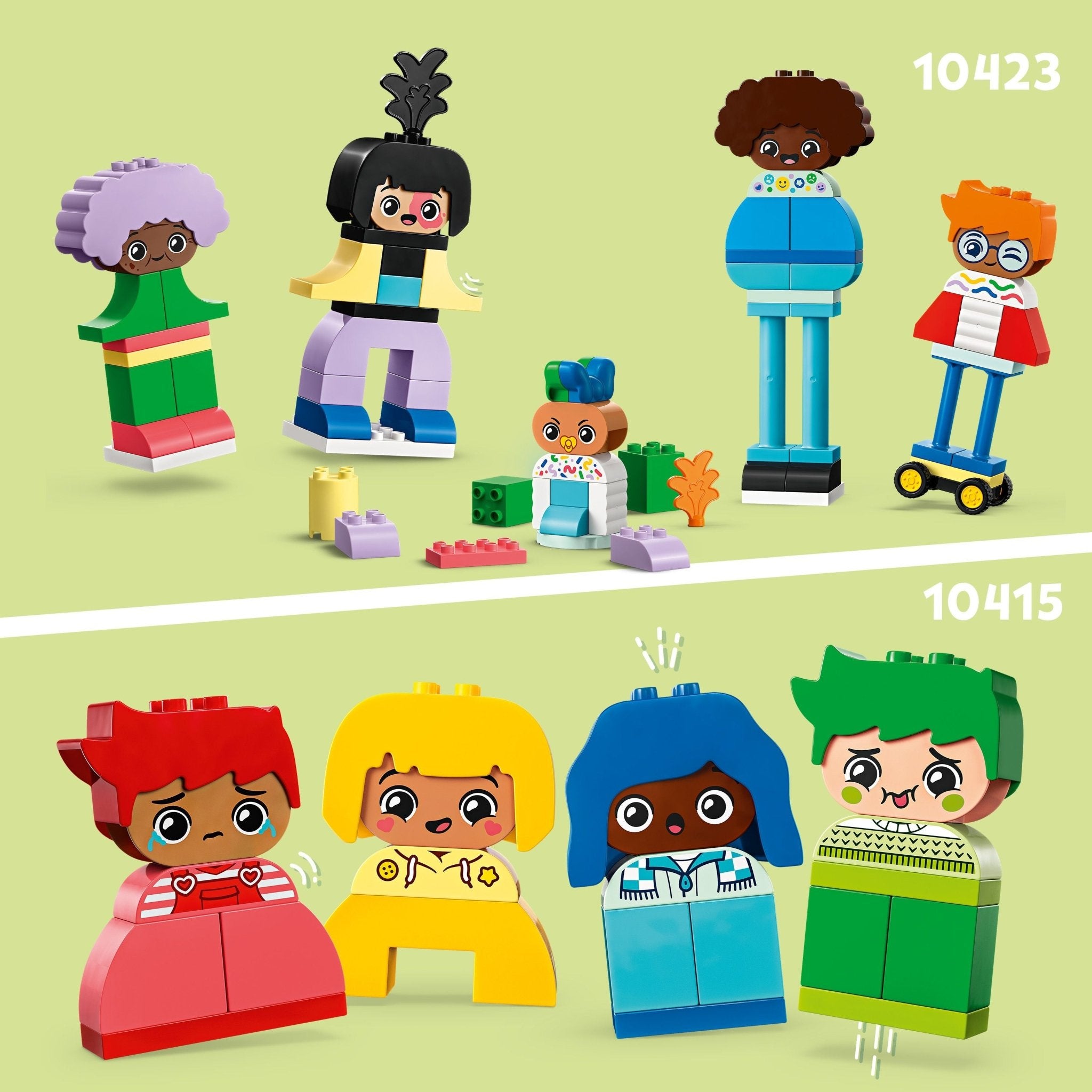 LEGO DUPLO Town Buildable People with Big Emotions Interactive Toy 10423 - Mastermind Toys___232469