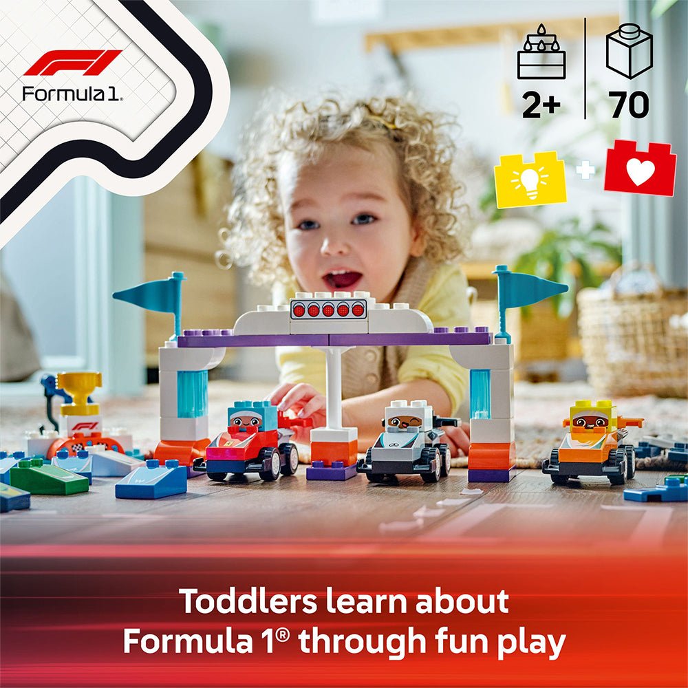 LEGO® DUPLO® Town F1® Team Race Cars & Drivers 10445 - Mastermind Toys___244206