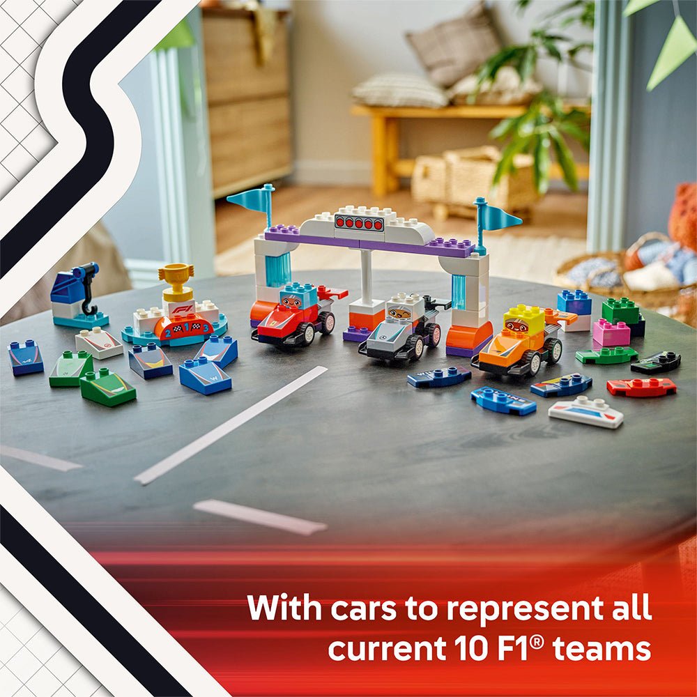 LEGO® DUPLO® Town F1® Team Race Cars & Drivers 10445 - Mastermind Toys___244206