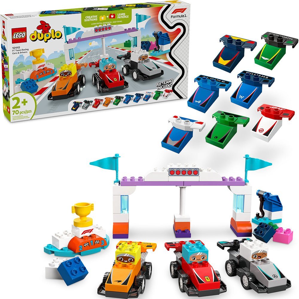 LEGO® DUPLO® Town F1® Team Race Cars & Drivers 10445 - Mastermind Toys___244206
