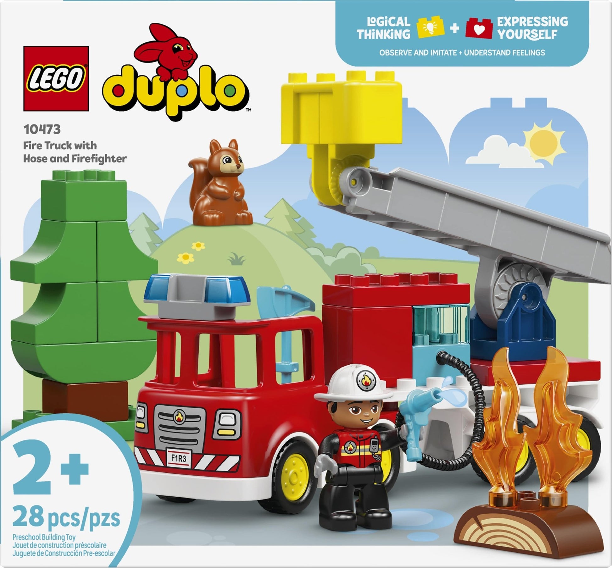 LEGO® DUPLO® Town Fire Truck with Hose and Firefighter 10473 - Mastermind Toys___249463