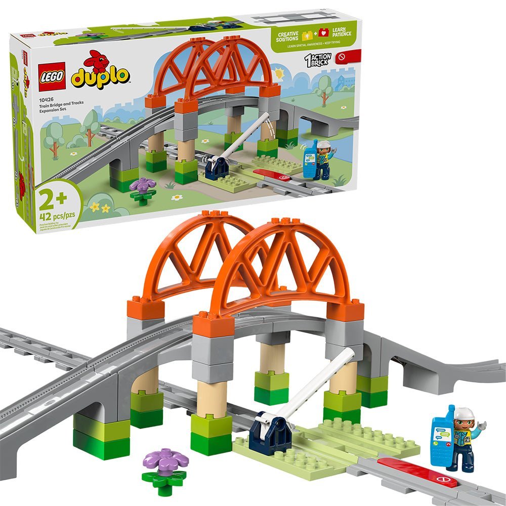 LEGO® DUPLO® Town Train Bridge and Tracks 10426 - Mastermind Toys___244204