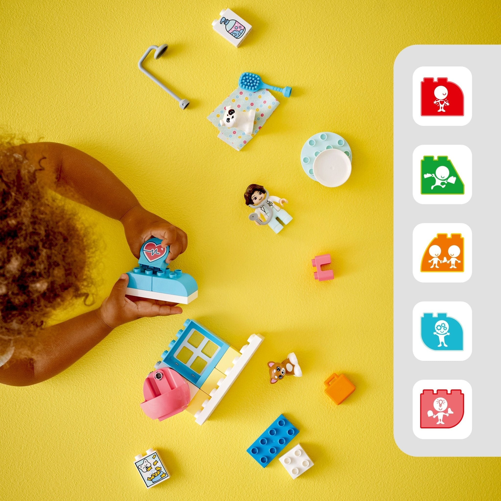 LEGO DUPLO Town Visit to the Vet Clinic Toy, Pretend Play Toy 10438 - Mastermind Toys___232562