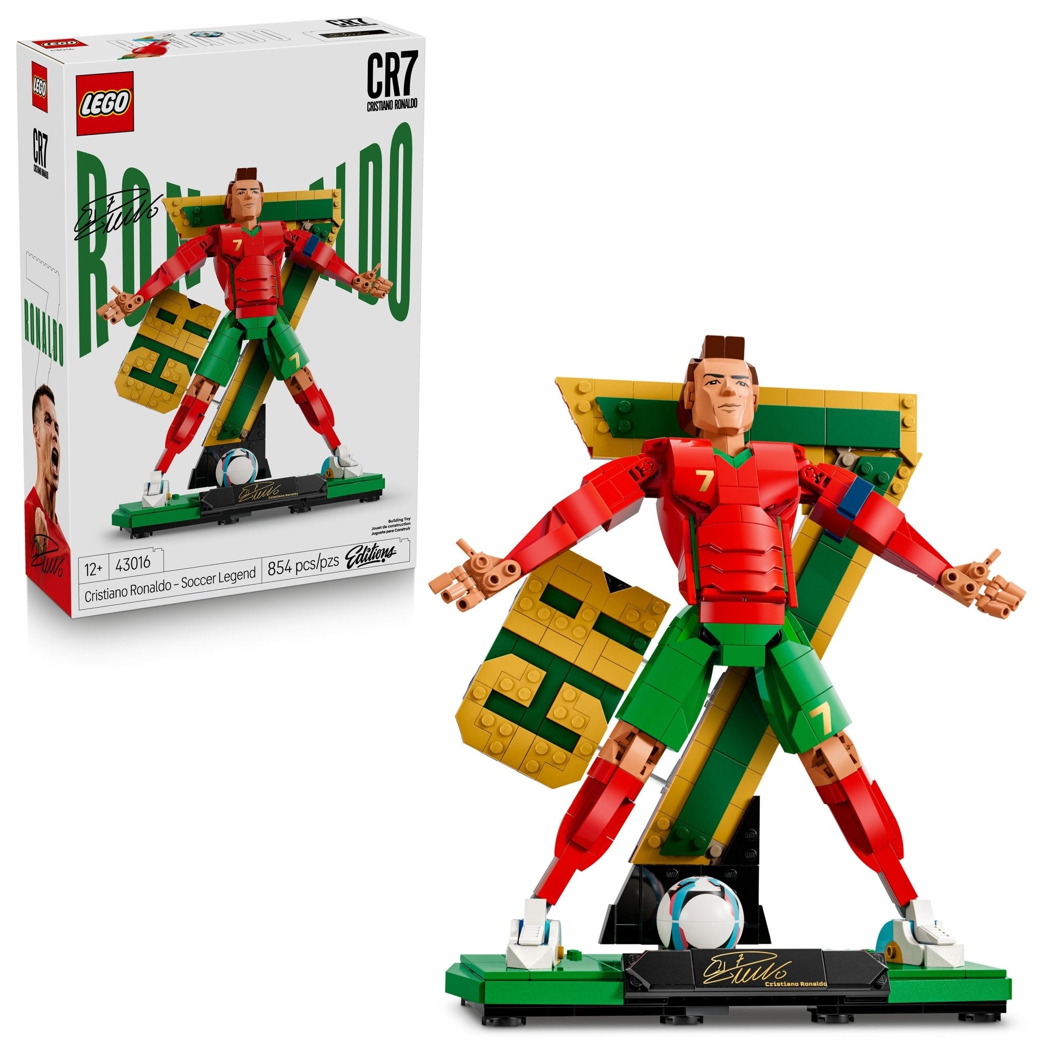 LEGO Editions Cristiano Ronaldo – Soccer Legend 43016 - Mastermind Toys___253734