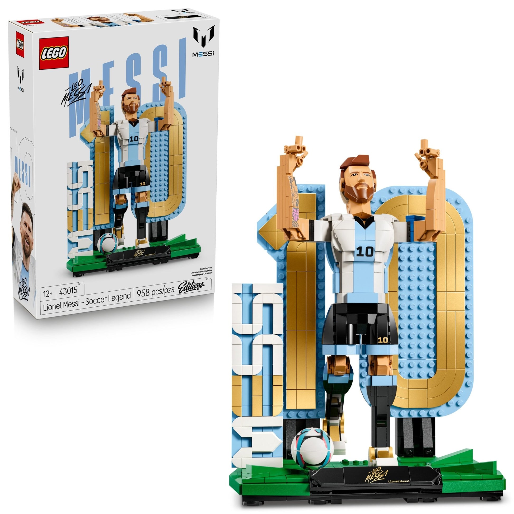 LEGO Editions Lionel Messi – Soccer Legend 43015 - Mastermind Toys___253733