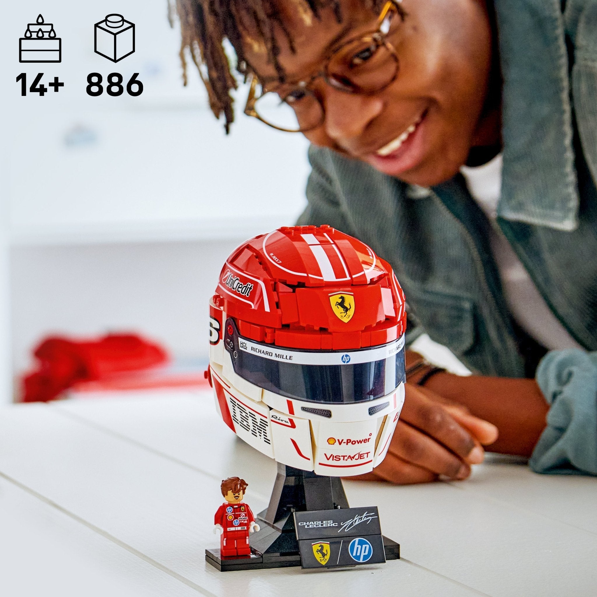 LEGO Editions Scuderia Ferrari HP Charles Leclerc Helmet 43014 - Mastermind Toys___253732
