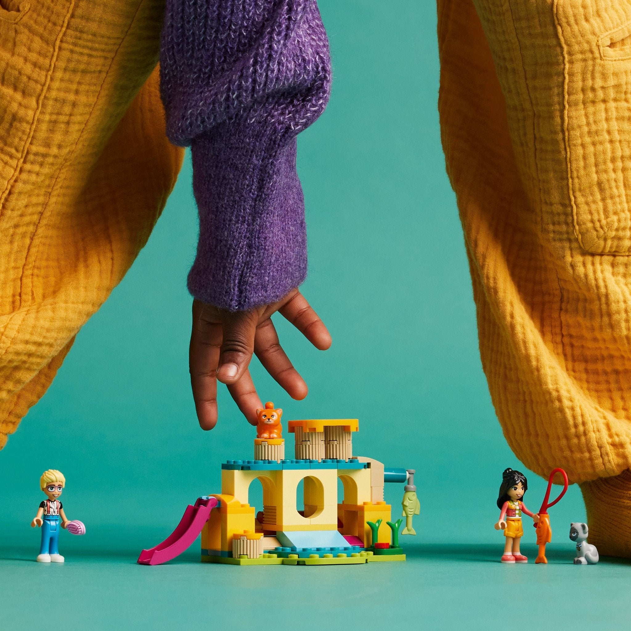 LEGO Friends Cat Playground Adventure Set, Pretend Animal Toy 42612 - Mastermind Toys___232462