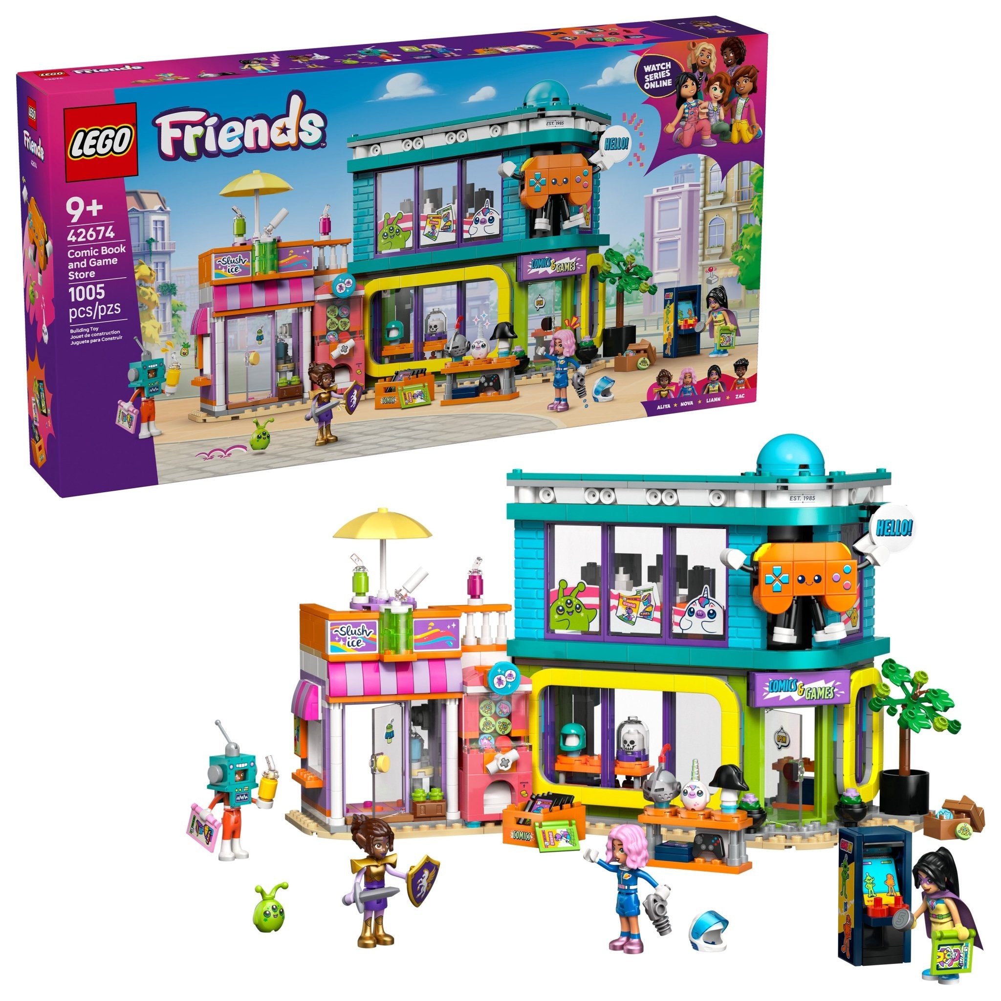 LEGO® Friends Comic Book & Game Store 42674 - Mastermind Toys___249506