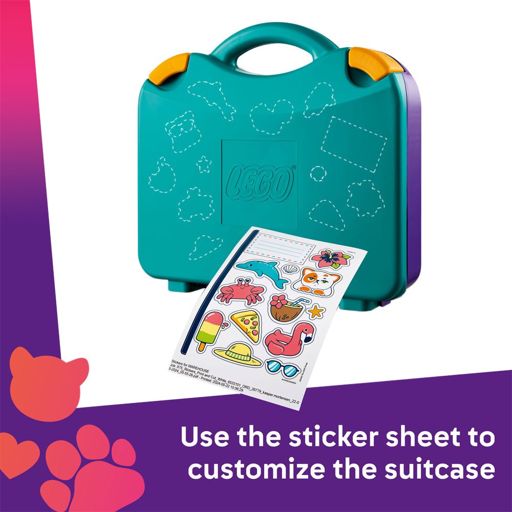 LEGO® Friends Creative Beach and Travel Suitcase 42672