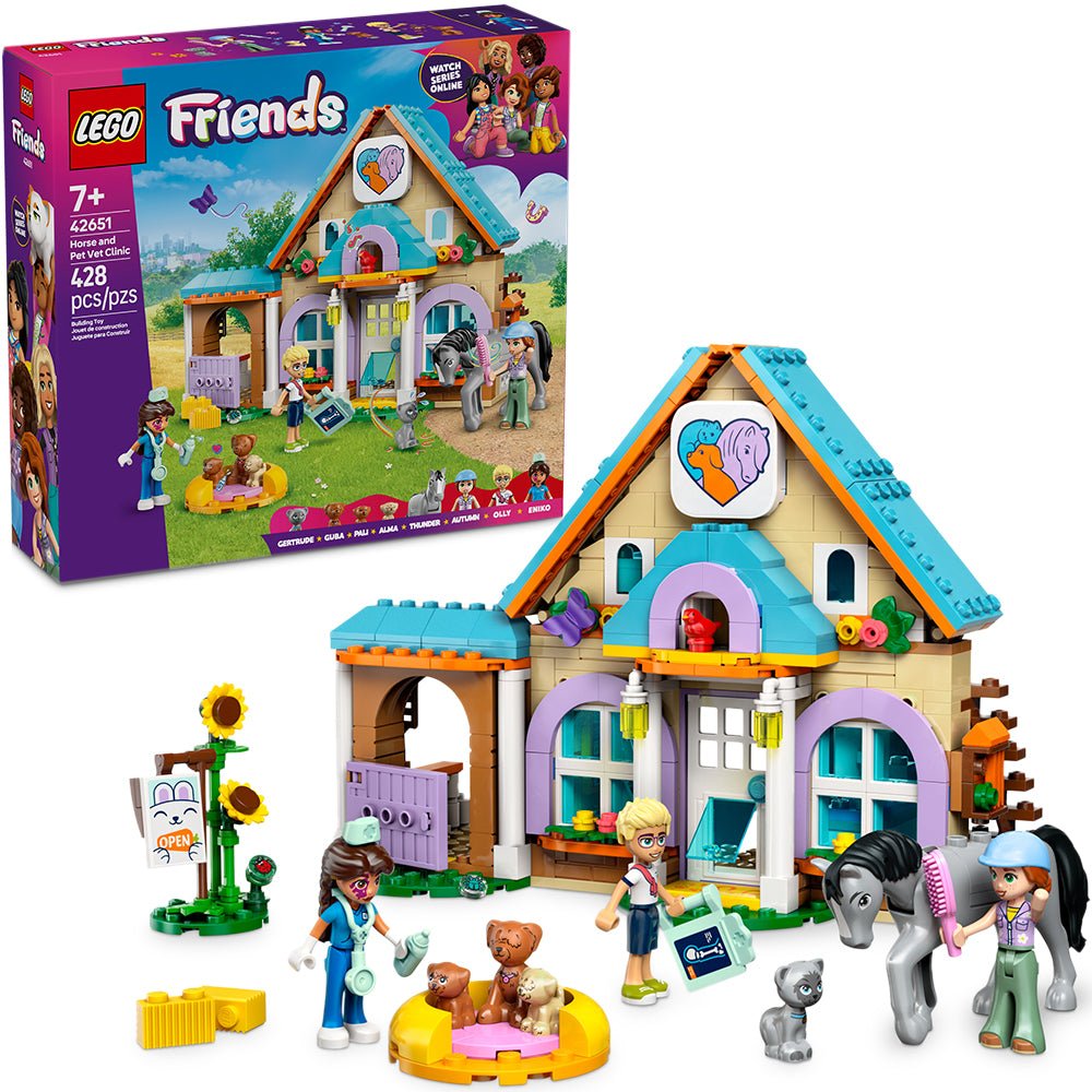 LEGO® Friends Horse and Pet Vet Clinic 42651 - Mastermind Toys___244247